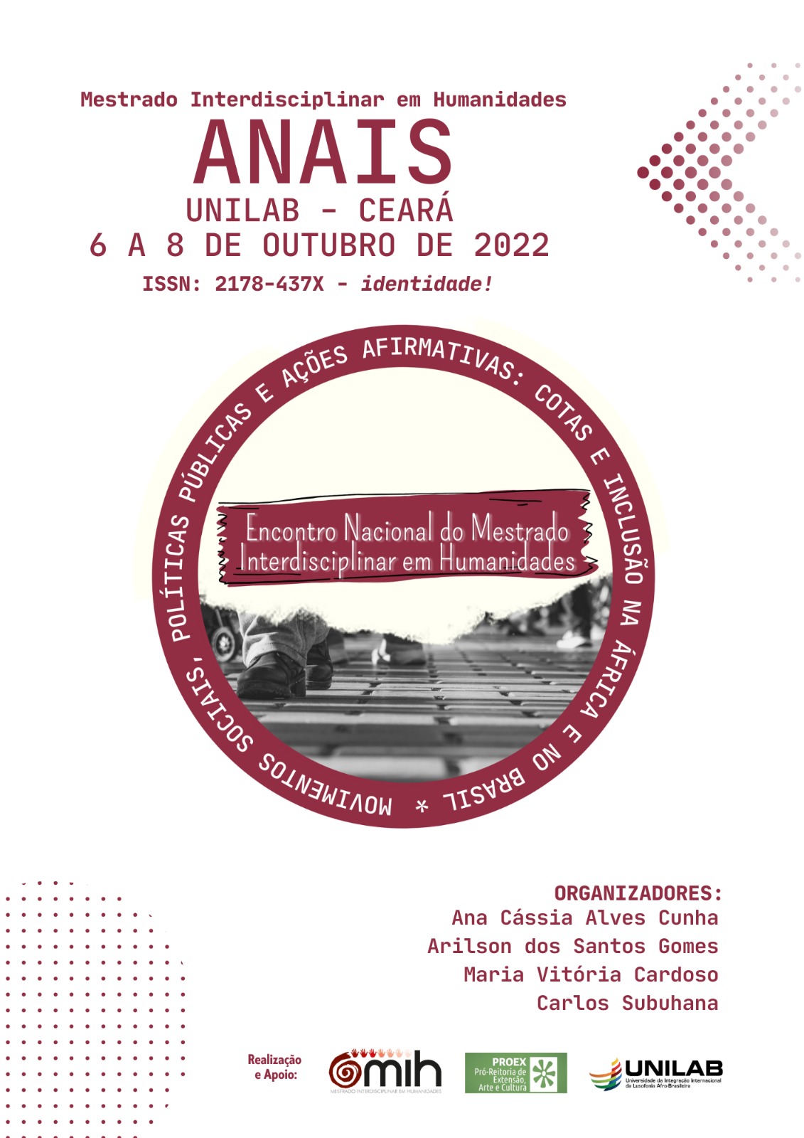 					Visualizar v. 28 n. Especial (2023): Anais do Encontro Nacional do Mestrado Interdisciplinar de Humanidades - Unilab / Ceará
				