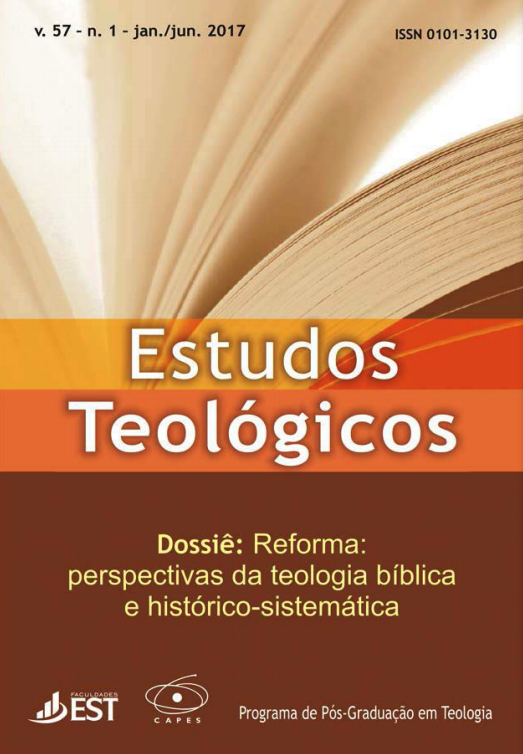 					Afficher Vol. 57 No 1 (2017): REFORMA: PERSPECTIVAS DA TEOLOGIA BÍBLICA E HISTÓRICO-SISTEMÁTICA
				